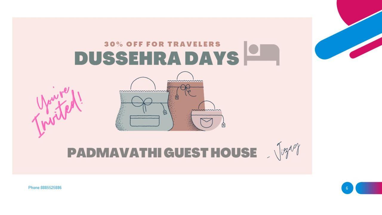 Padmavathi Family Guest House Visakhapatnam Dış mekan fotoğraf